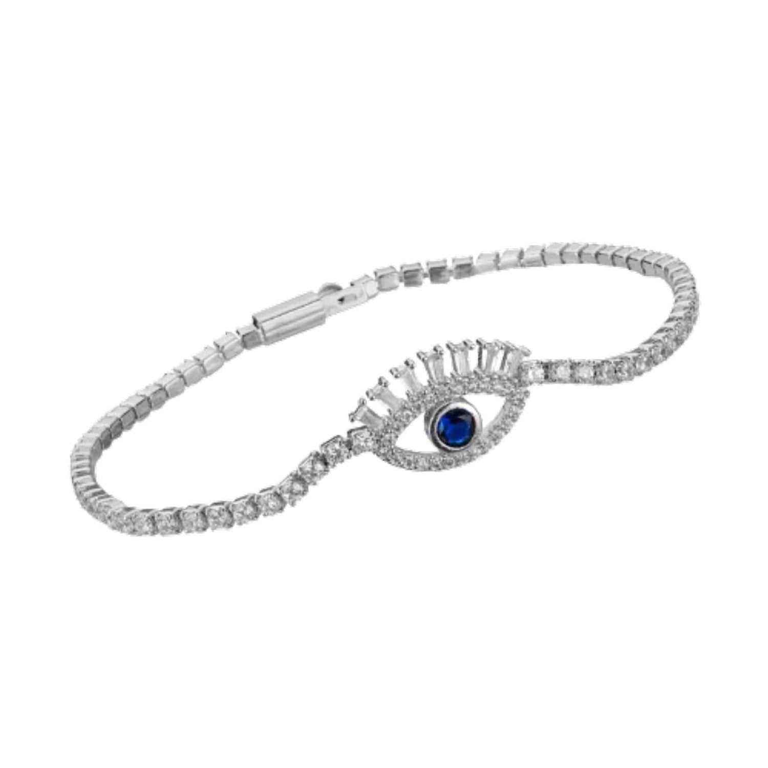 Evil Eye Lash Tennis Bracelet | Lead and Nickel-Free