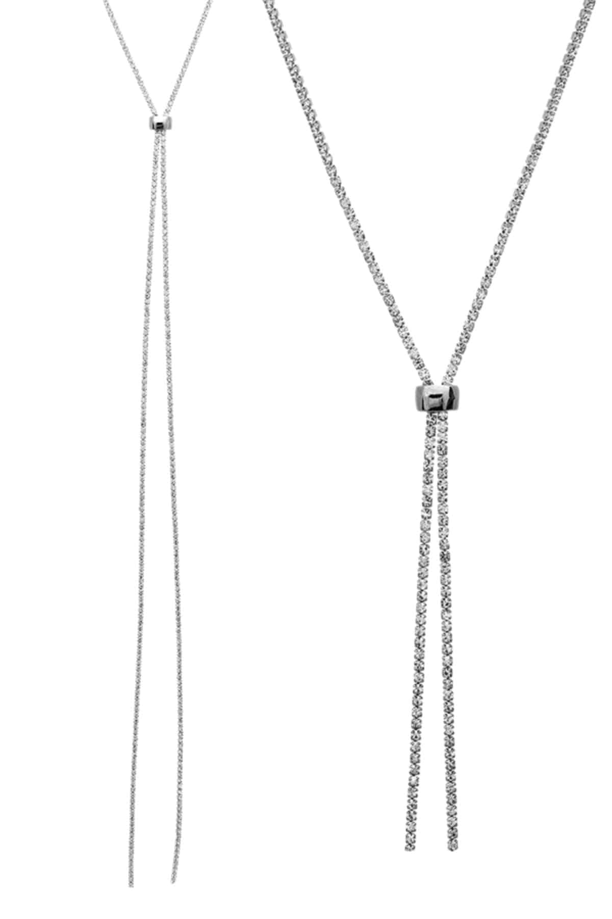 Rhinestone Slider Necklace | Lead &amp; Cadmium Compliant | More Colors Available