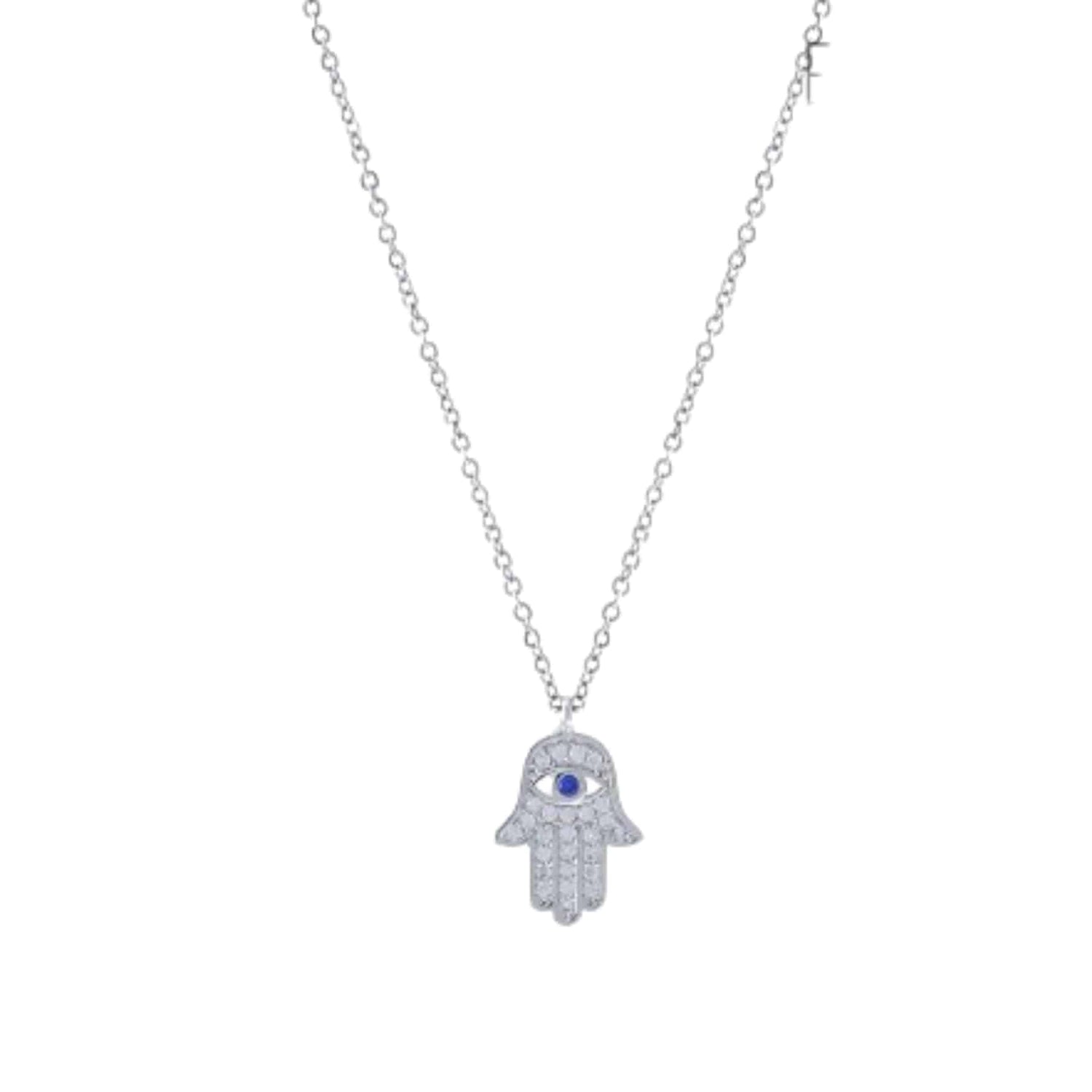 Hamsa Hand Dainty Necklace | Lead and Nickel Free