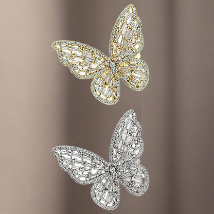 Butterfly Ring | Adjustable Baguette | Cubic Zirconia