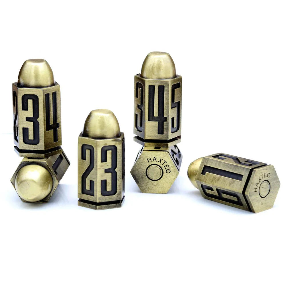 Bullet: Bronze Iron Dice Set, 6-Pack-0