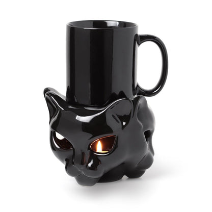 Cat | Mug Warmer | Tealight | Crystal Ball Holder - HartCentered