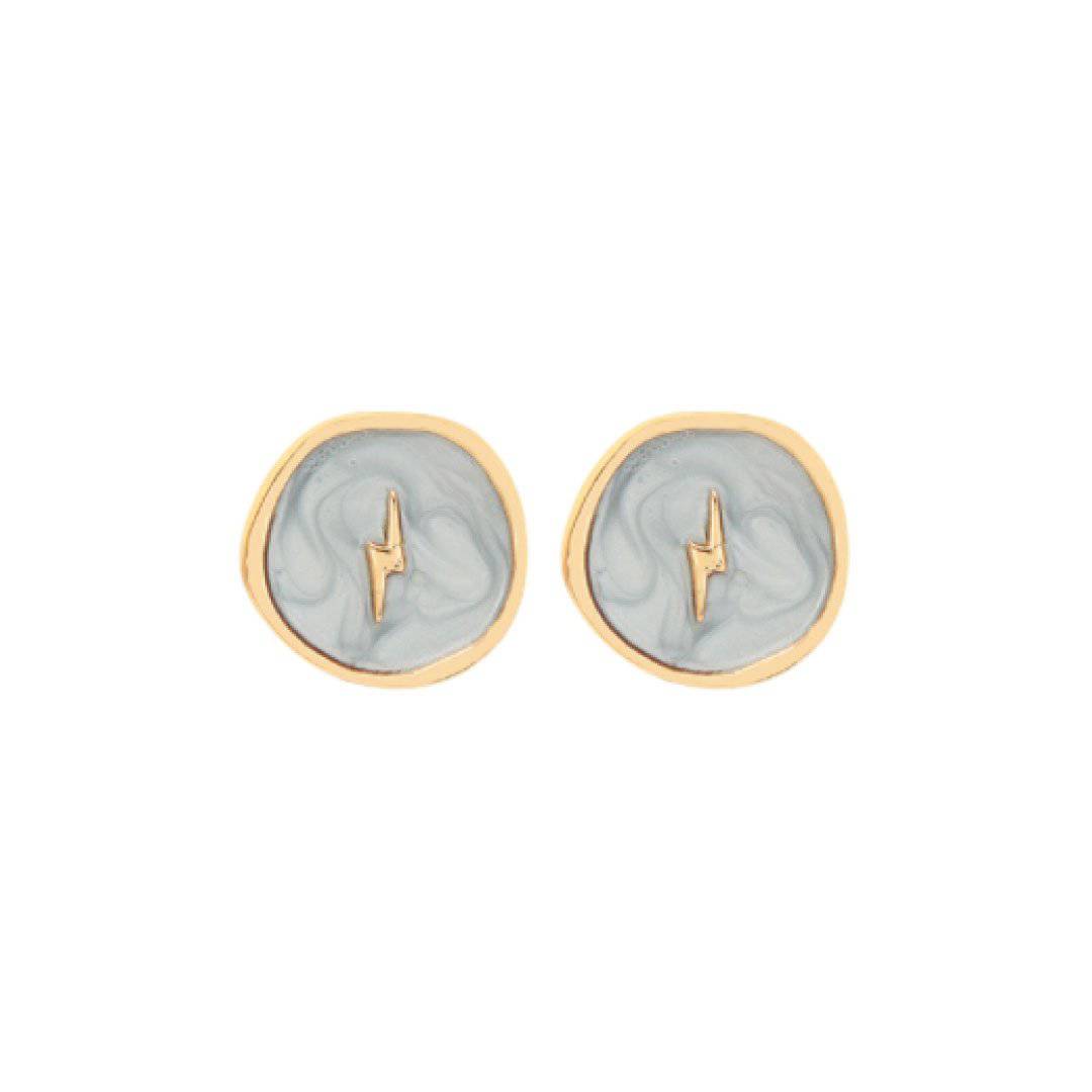 Astral Earrings Blue | 14k Gold-plated Copper