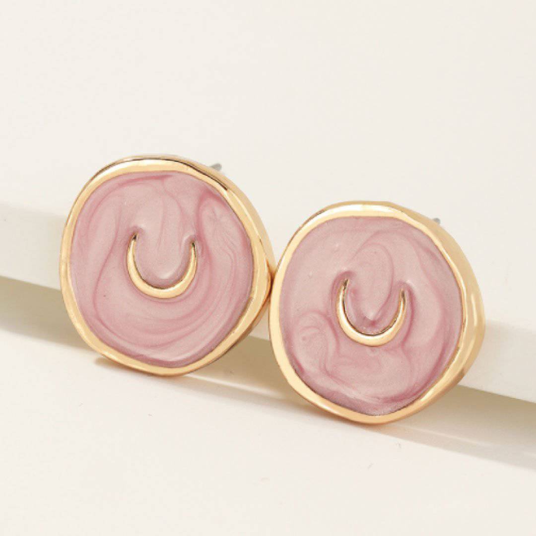 Astral Earrings Rose | 14k Gold-plated Copper