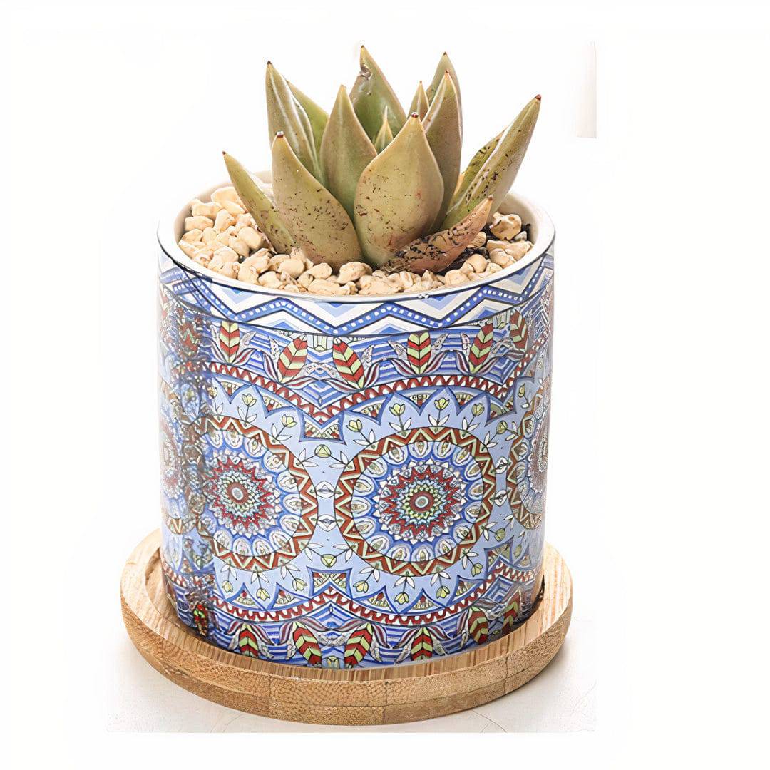 Mandala Planter Set of 4