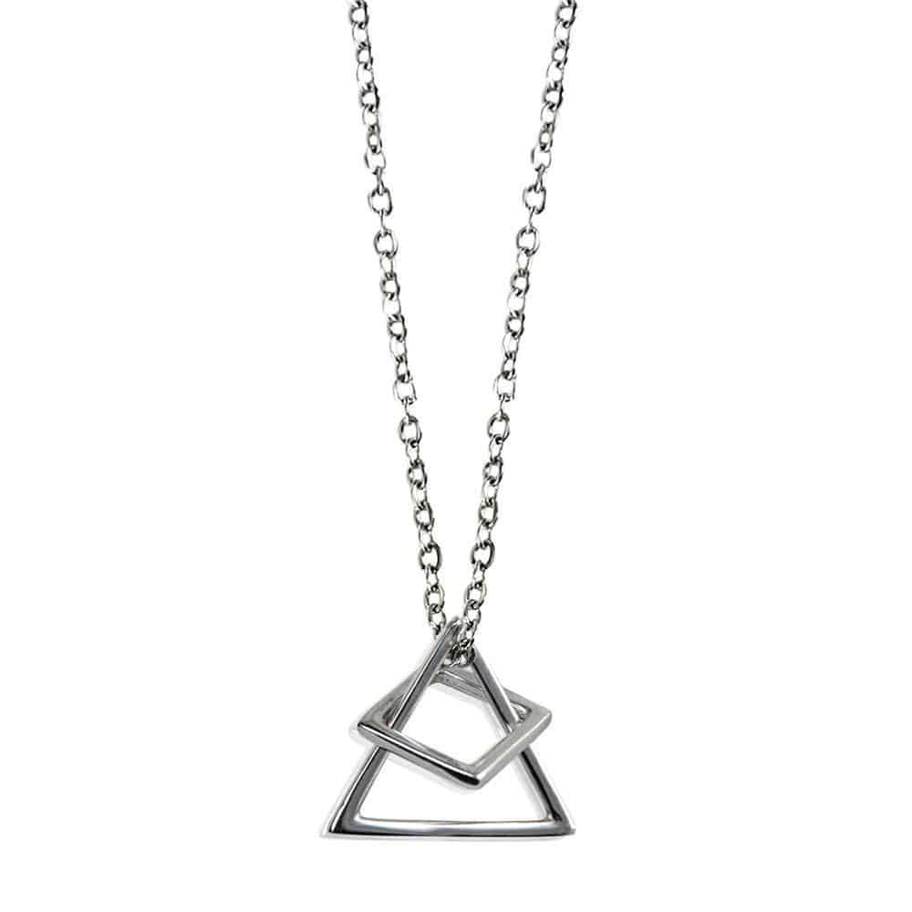 Geo Game Necklace | Sterling Silver