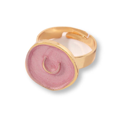 Astral Ring Rose | 14k Gold-plated Copper | Adjustable