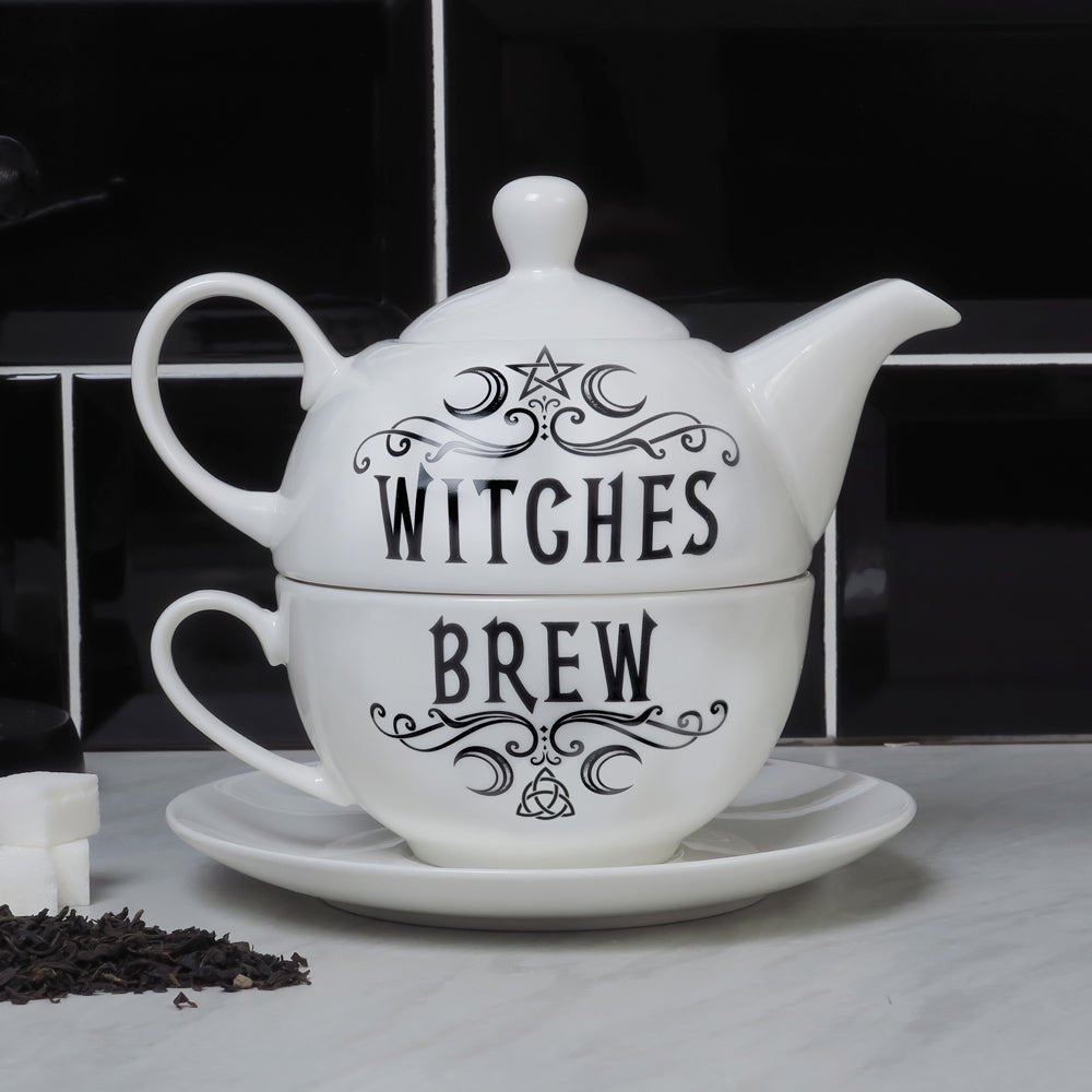 Crescent Witches Brew Tea Set - HartCentered