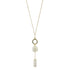 Solar Quartz + Crystal Y Necklace-0