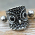 316L Stainless Steel Forest Owl Cartilage Cuff Earring-0