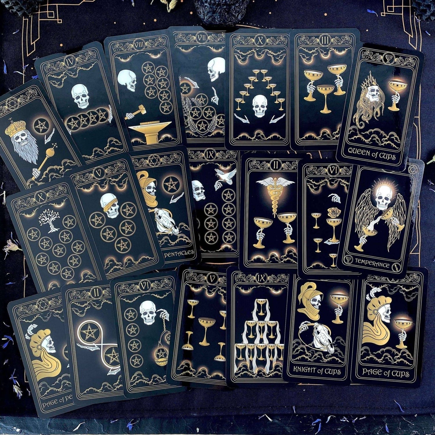 Gold Skull | Tarot Deck Set