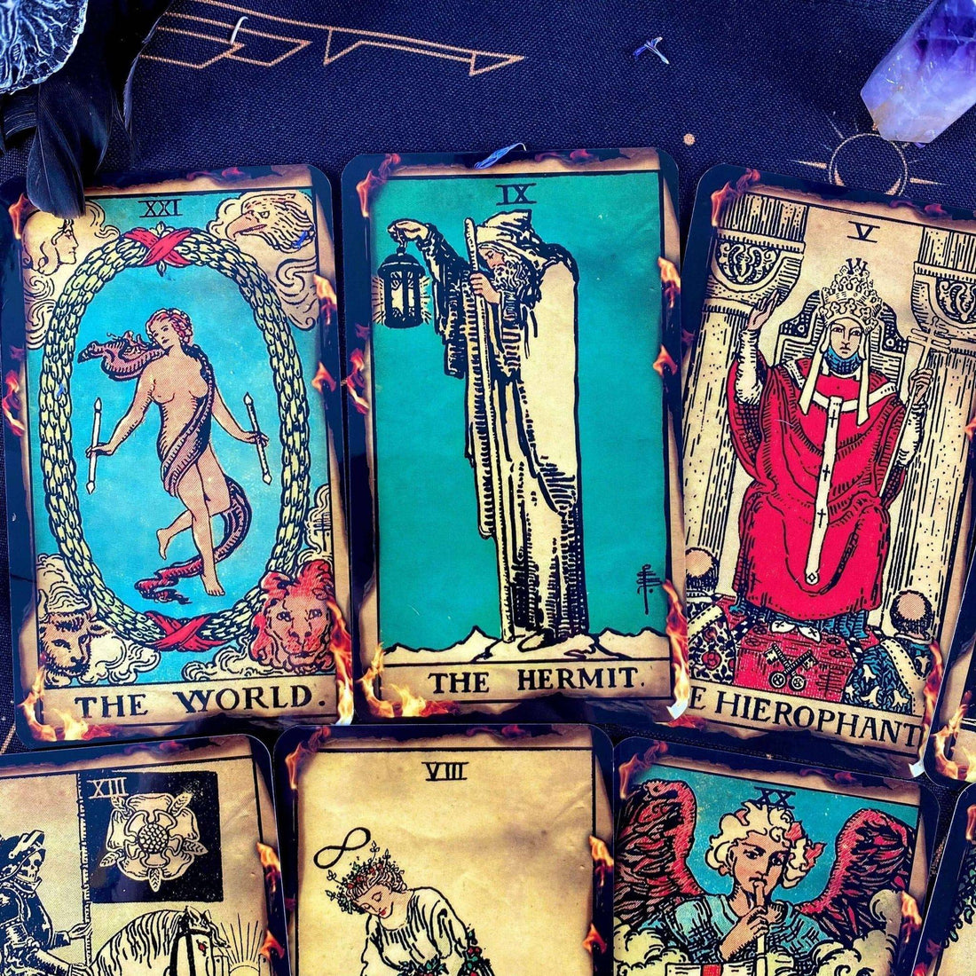 The Rider Waite | Fire | Tarot Deck Set