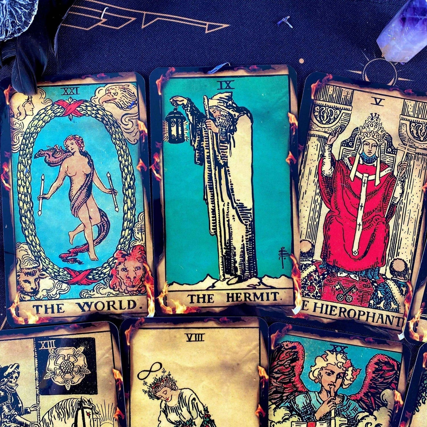 The Rider Waite | Fire | Tarot Deck Set