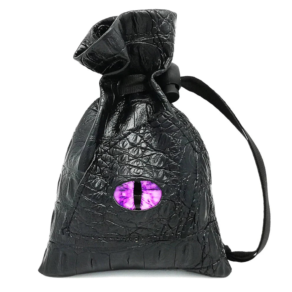 Dragon Eye Dice Bag, Purple Eye-0