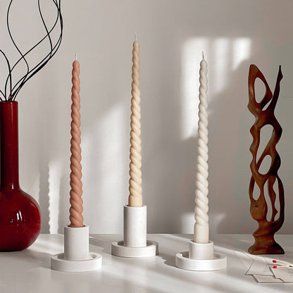 Tall Twisted Taper Candle