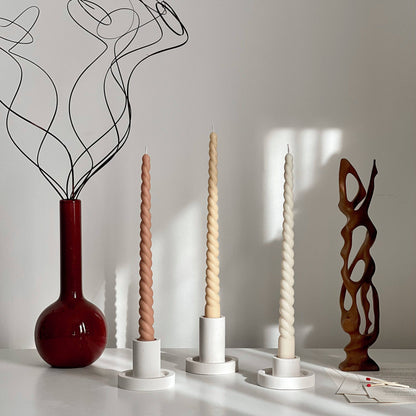 Tall Twisted Taper Candle