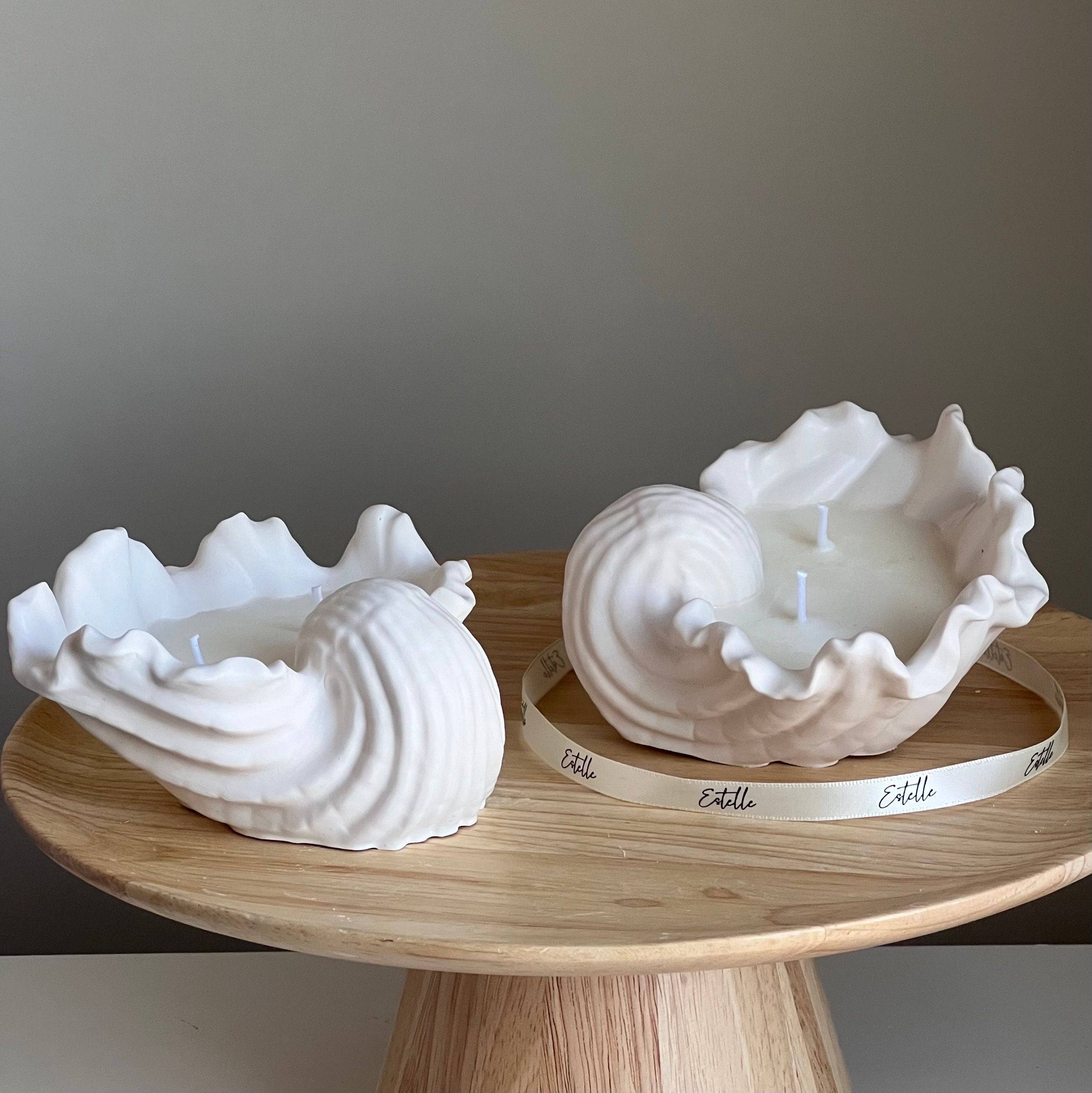 Conch Shell Container Soy Wax Candle