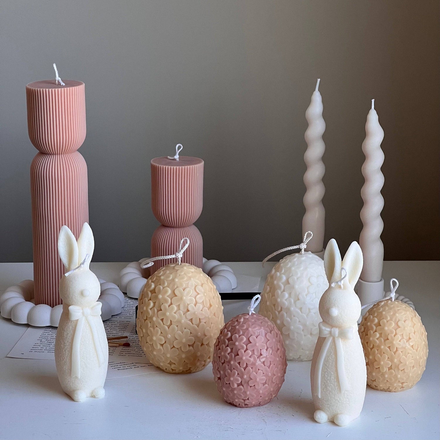 Easter Bunny Candle