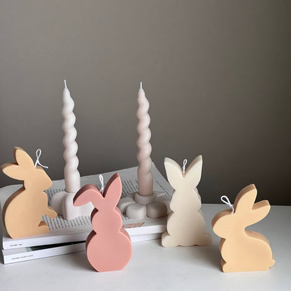 Easter Bunny Candle Set