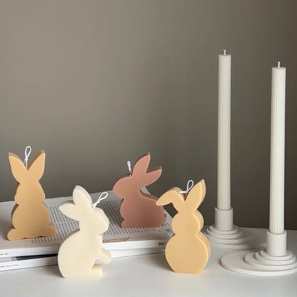 Easter Bunny Candle Set