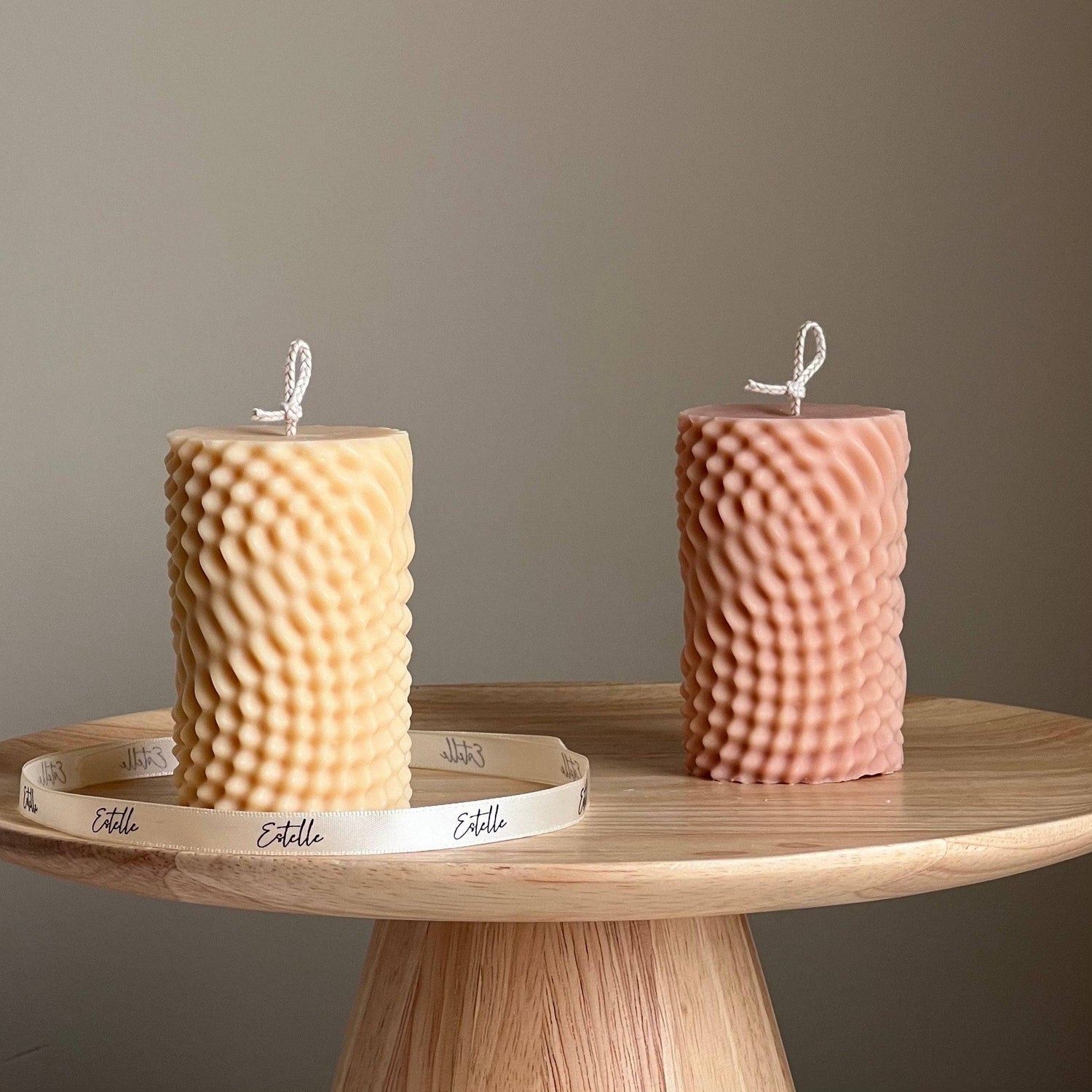 Geometric Ornament Pillar Candle