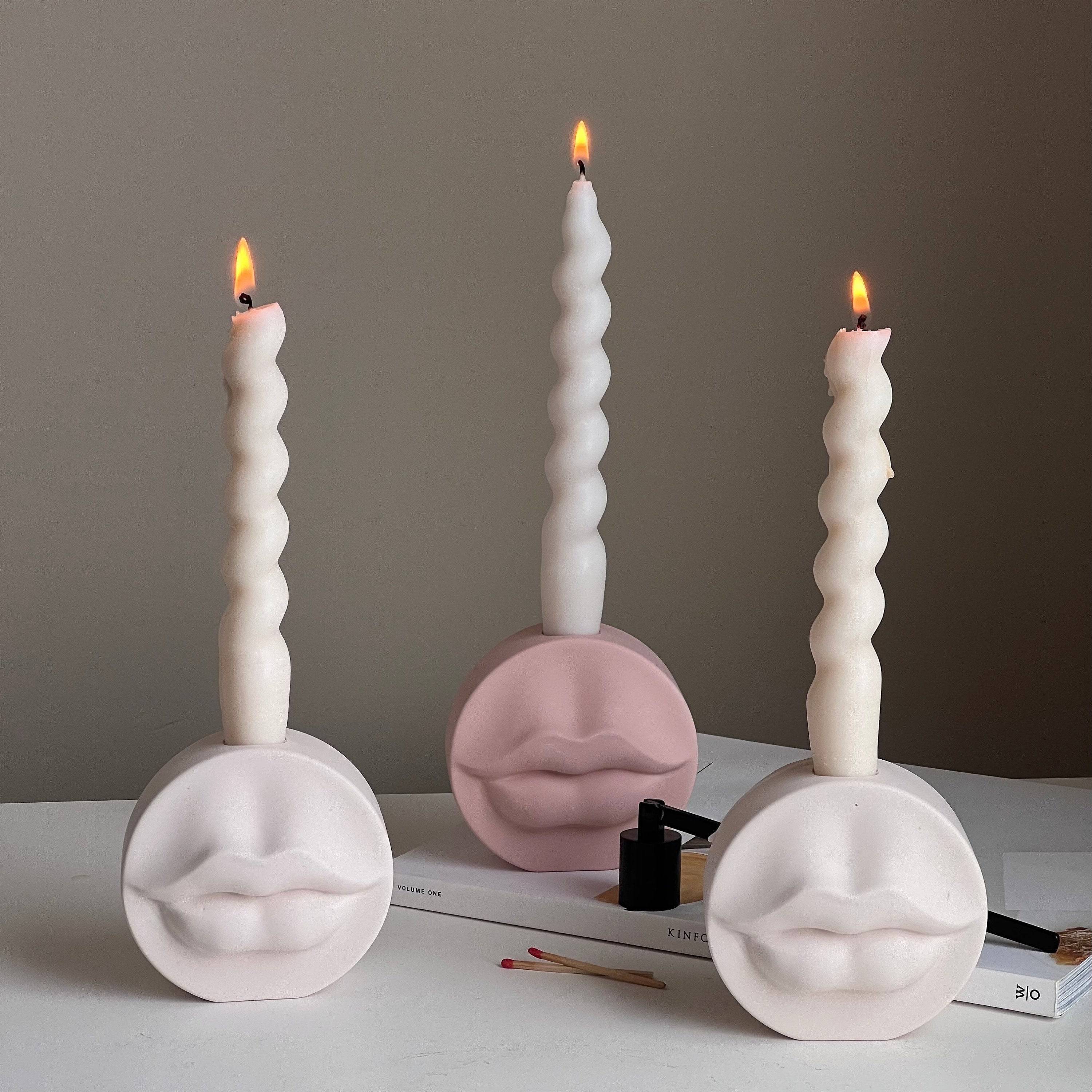 Lips Candlestick Holder