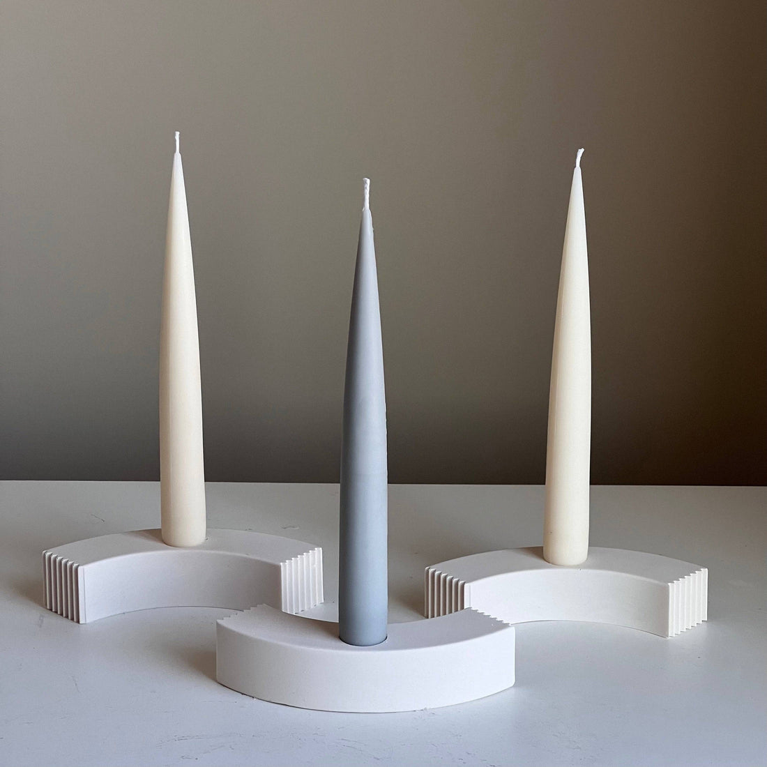 Minimal Geometric Candlestick Holder