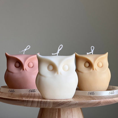 Owl Candle