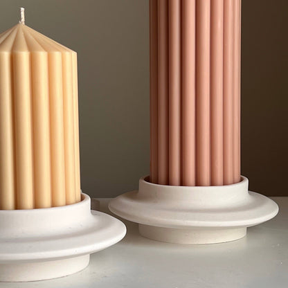 Round Pillar Candle Holder