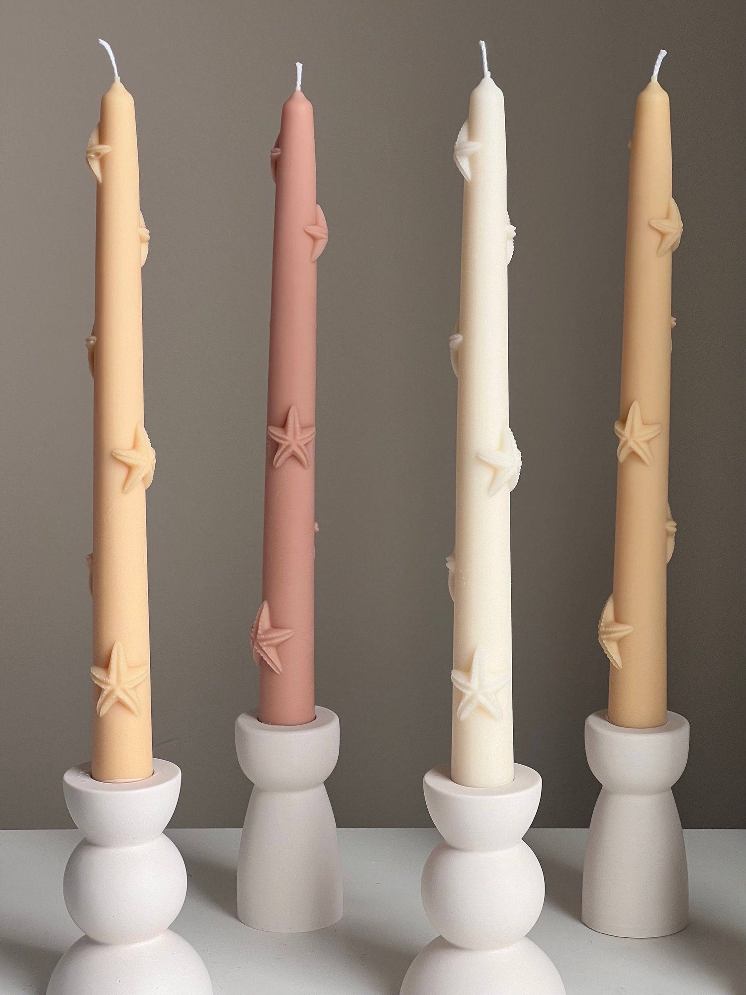 Starfish Taper Candle