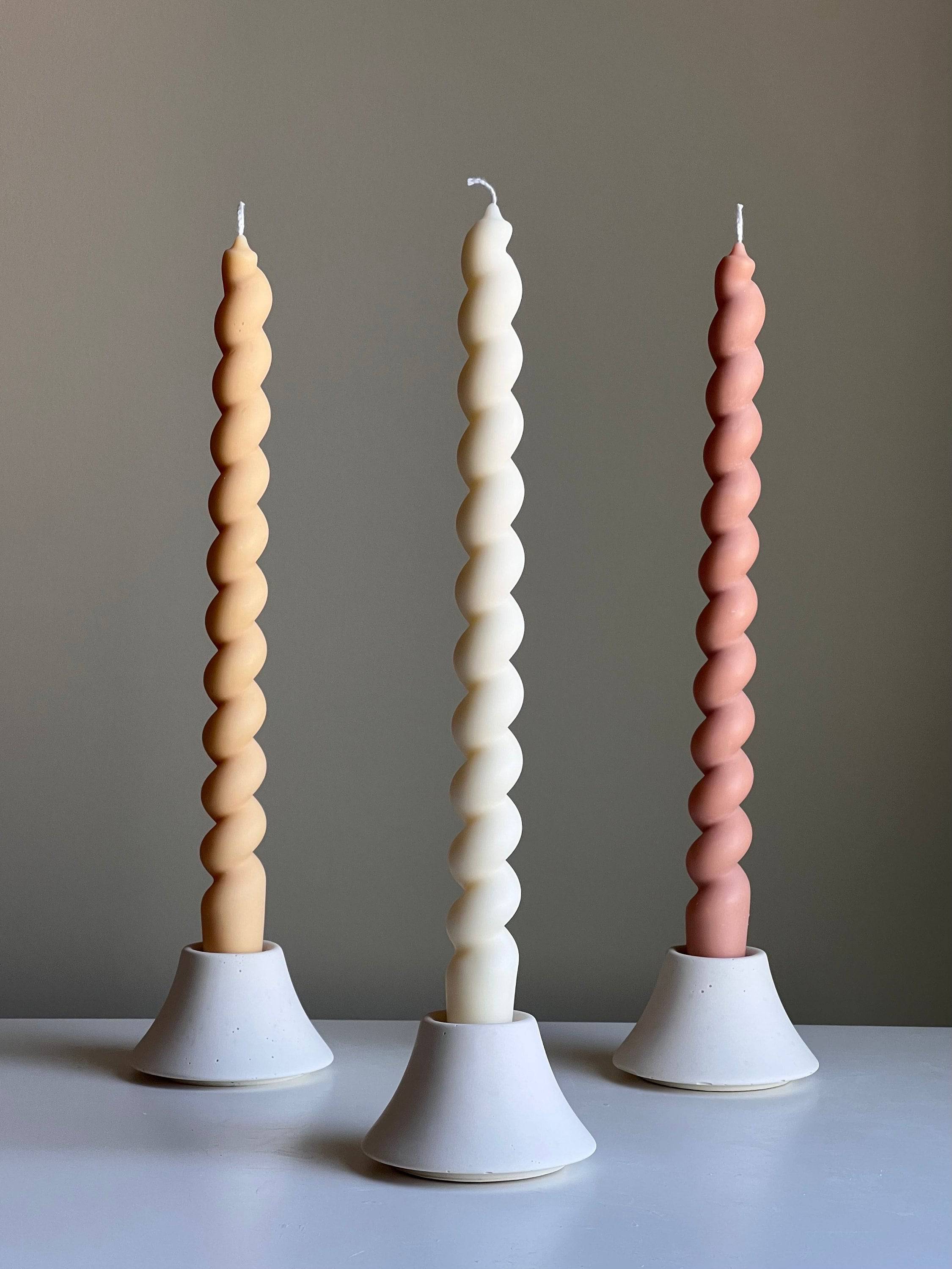 Tall Twisted Taper Candle