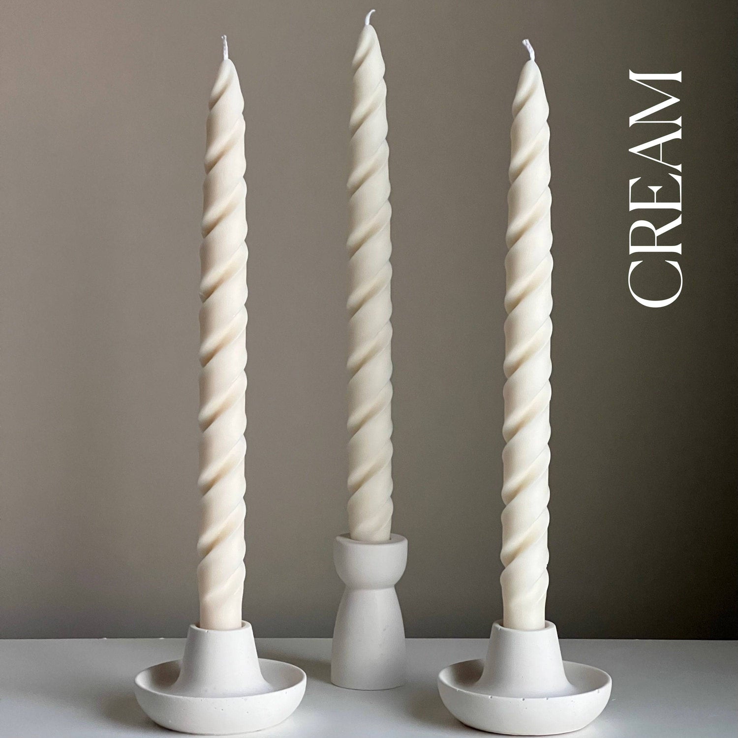 Tall Twisted Taper Candle