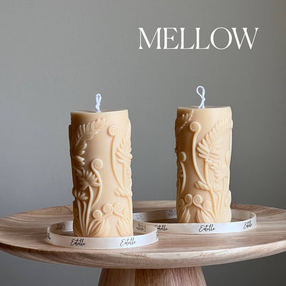 Fern Pillar Candle