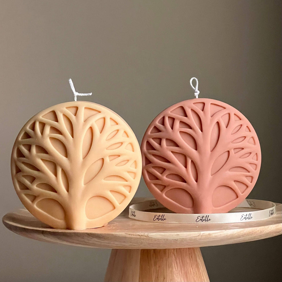 Round Tree Medallion Candle