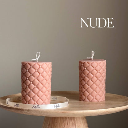 Wrinkle Sofa Pillar Candle