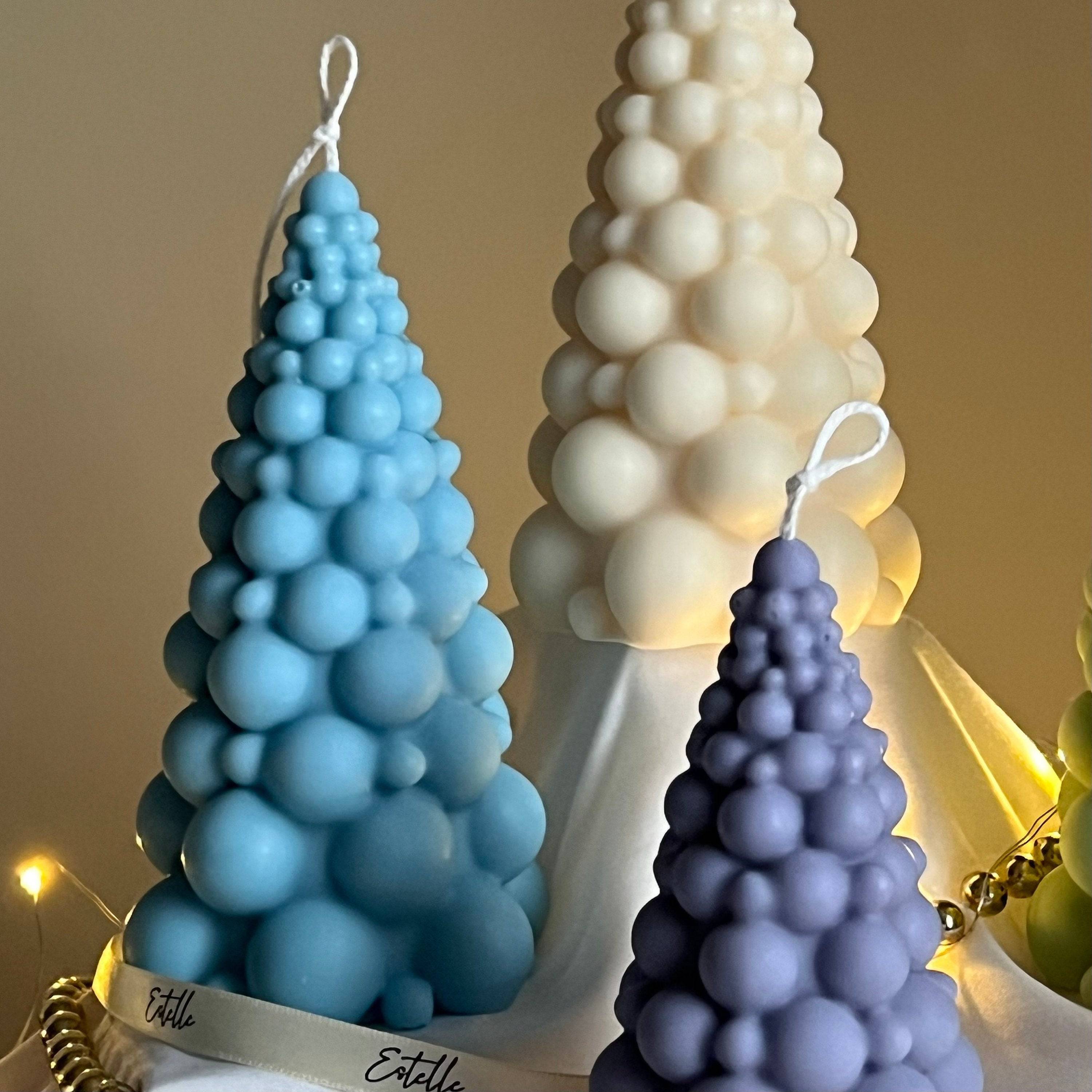 Bubble Christmas Tree Candle