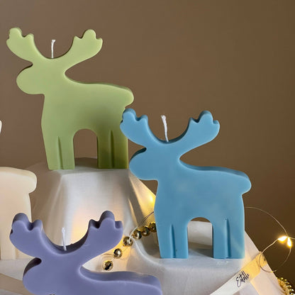 Christmas Reindeer Candle