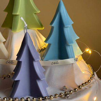 Minimalist Christmas Tree Candle