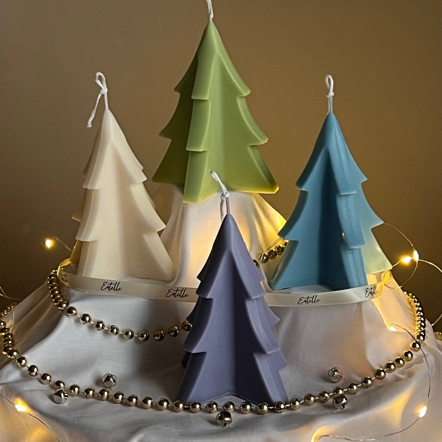 Minimalist Christmas Tree Candle