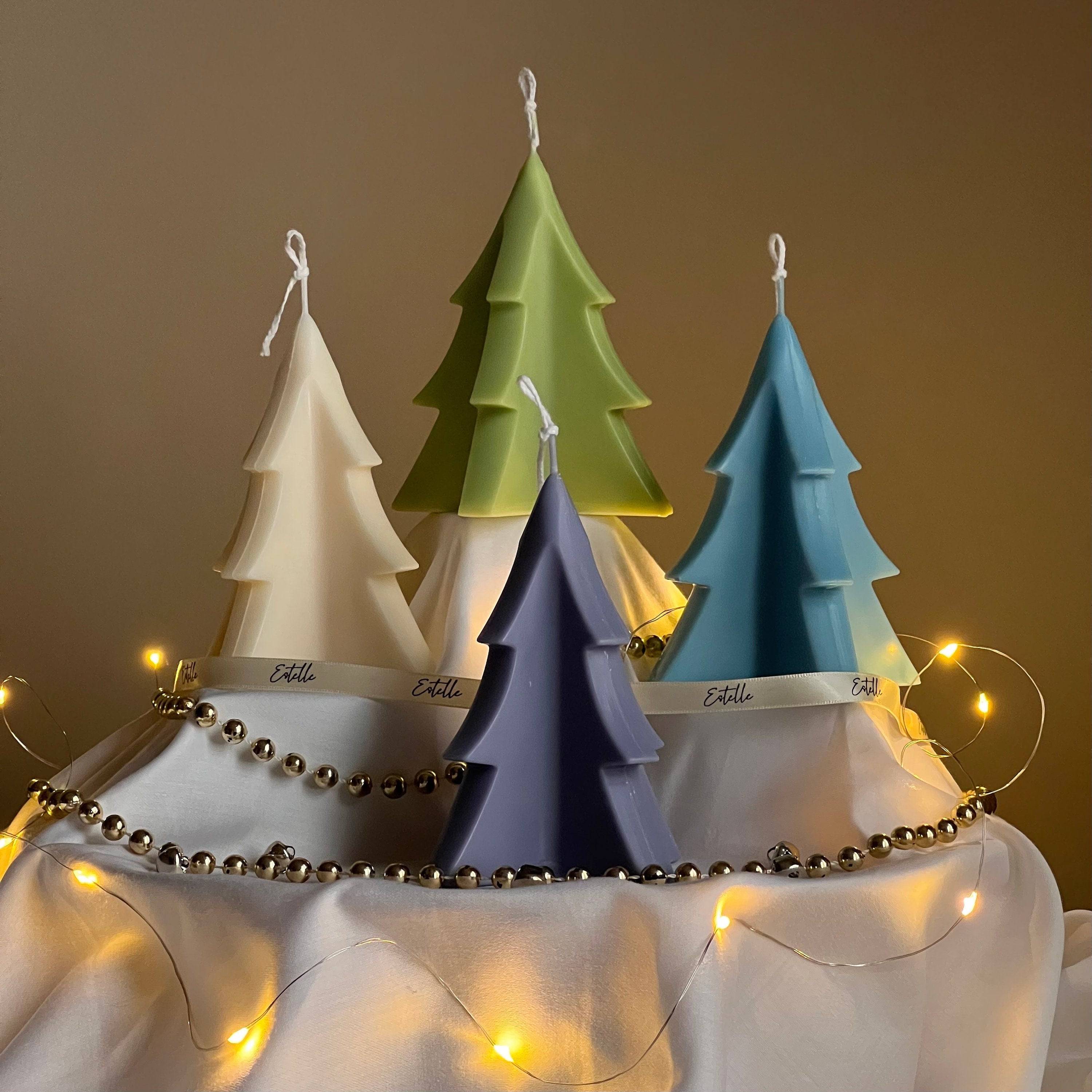 Minimalist Christmas Tree Candle