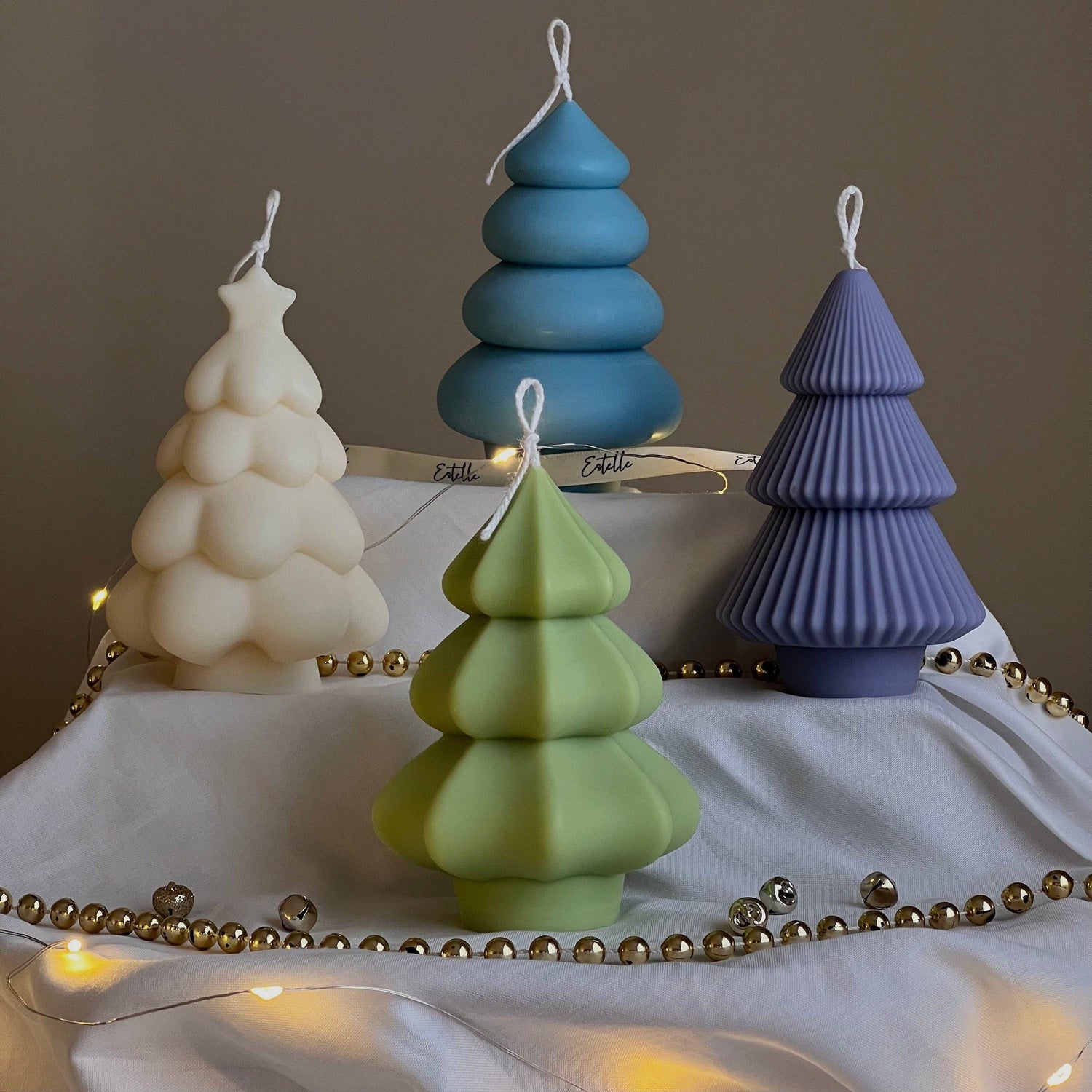 Cute Christmas Tree Candle