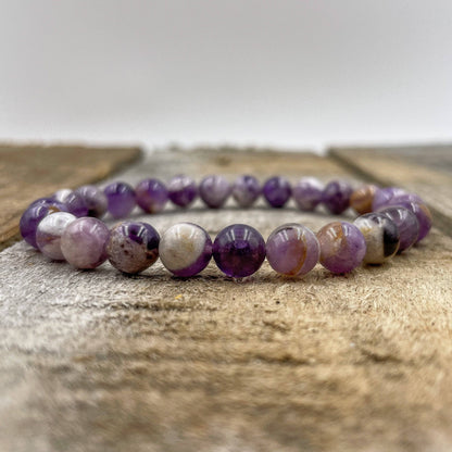 Amethyst Crystal Beaded Bracelet | Natural Stones | Lifetime Warranty