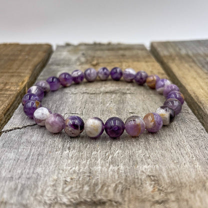 Amethyst Crystal Beaded Bracelet | Natural Stones | Lifetime Warranty