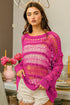 BiBi Long Sleeve Knit Cover Up-0