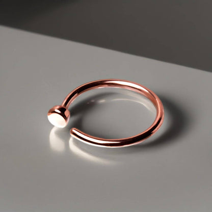 14k Rose Gold | Nose Hoop Ring