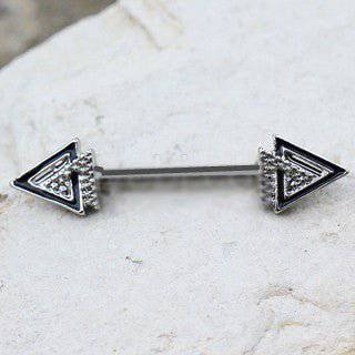 316L Stainless Steel Modern Multi-Triangle Nipple Bar