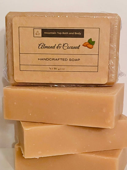 Almond &amp; Coconut All-Natural Soap - HartCentered