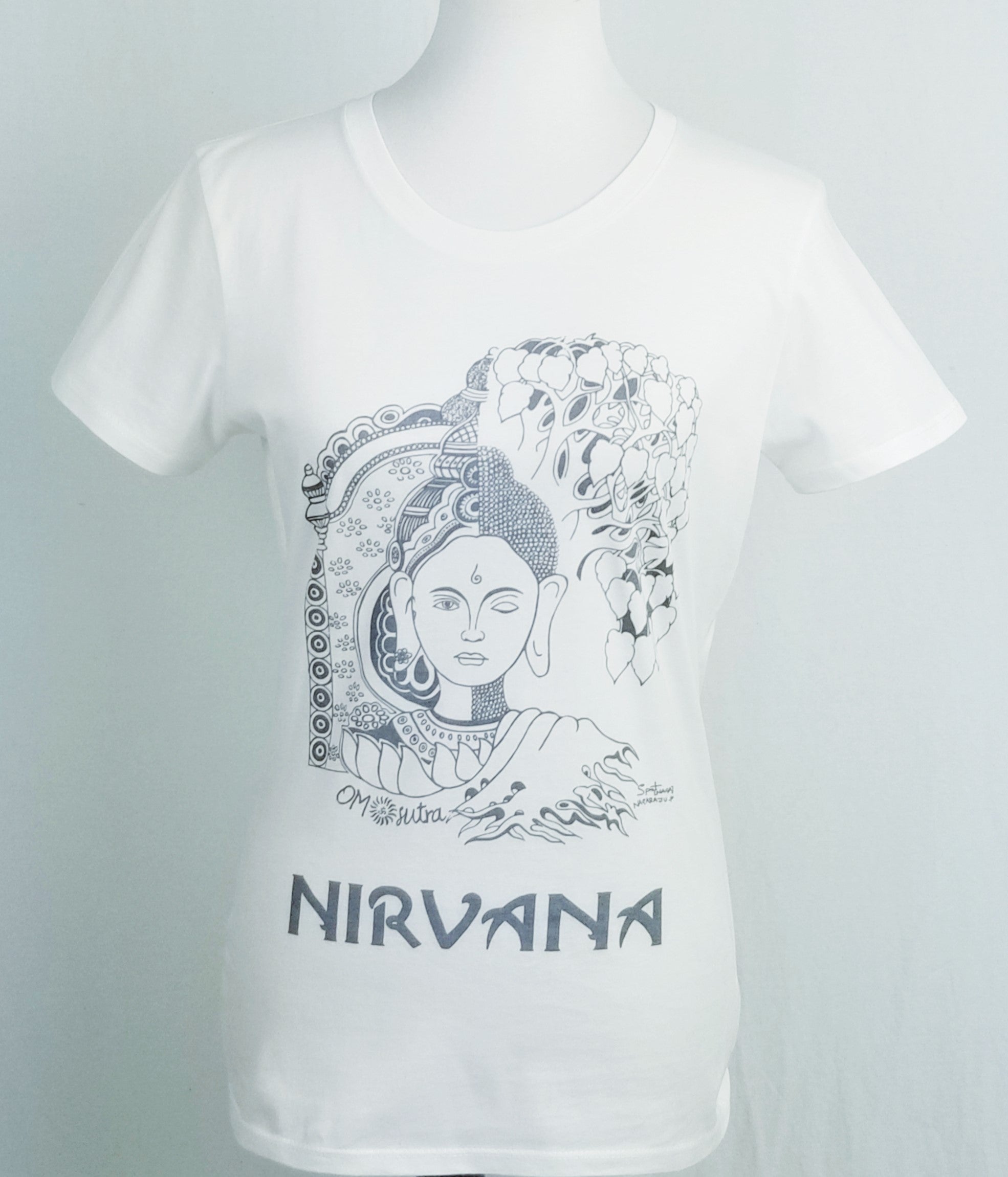 Designer Nirvana Enlightenment T-shirt-3