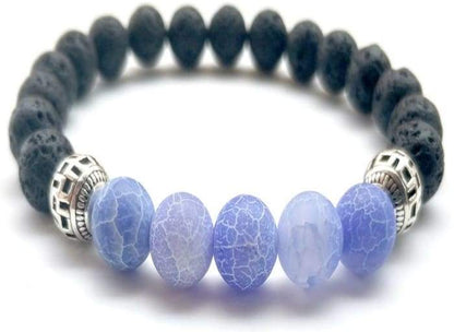 Blue Lava Stone | Essential Oil Bracelet