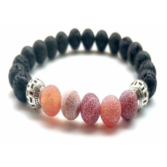 Red Lava Stone | Essential Oil | Bracelet